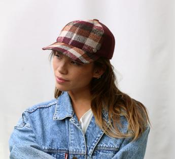 Casquette bordeaux Gianni