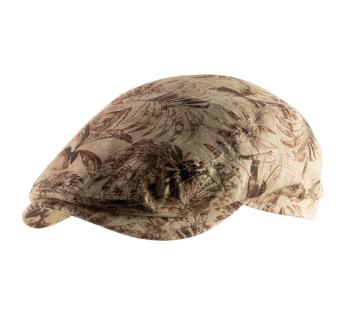 casquette plate lin Printy Linen