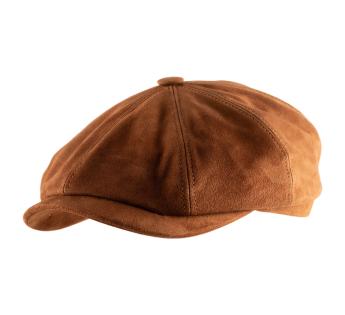 Casquette cuir Stetson Hatteras Goat Suede