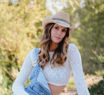 Chapeau de cow-boy paille Cowboy Raffia