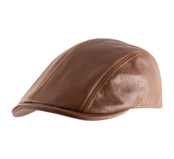 Casquette béret cuir Nerio