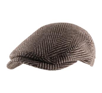 Casquette plate tweed New York