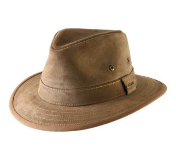 Chapeau en cuir Calf