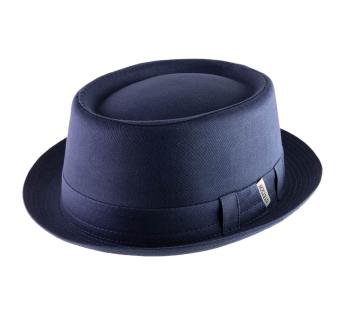 chapeau porkpie denim Pork Pie Cloth