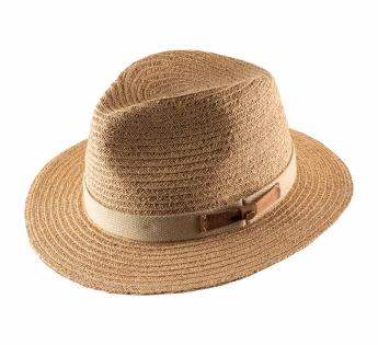 Chapeau raphia Raffia Decato