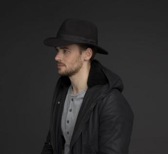 Cappello Da Uomo Bailey Curtis In Feltro Di Lana - Modello Traveller Idrorepellente, Nero