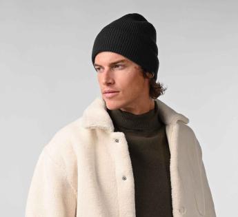 bonnet oversize noir Grand-bé