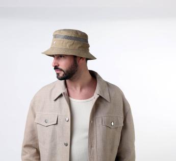 Bob été Kangol Distressed Cotton Mesh Bucket