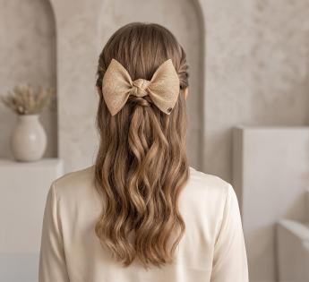 barette noeud cheveux Mia