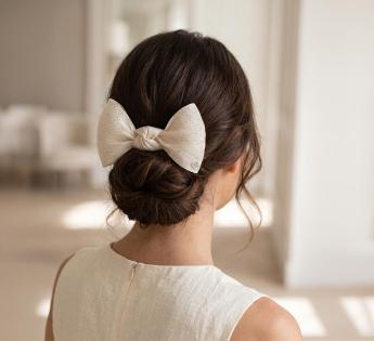 barette noeud cheveux Mia