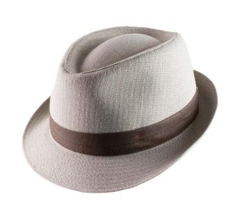 Cappello Trilby In Feltro Di Lana Uomo, Made In Italy, Taglia 57 Cm, Colore Grigio Scuro