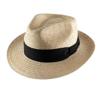 fedora paille fine Classic Straw Fedora 