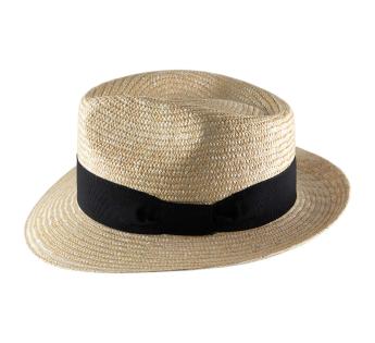 fedora paille fine Classic Straw Fedora 
