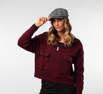 casquette beret Stetson Shetland Herringbone