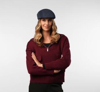 Casquette plate laine Genova