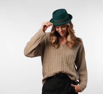 Chapeau Porkpie Noir Naxon