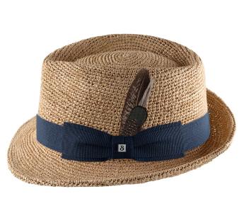 Chapeau trilby personnalisable Lucas Raphia Fino